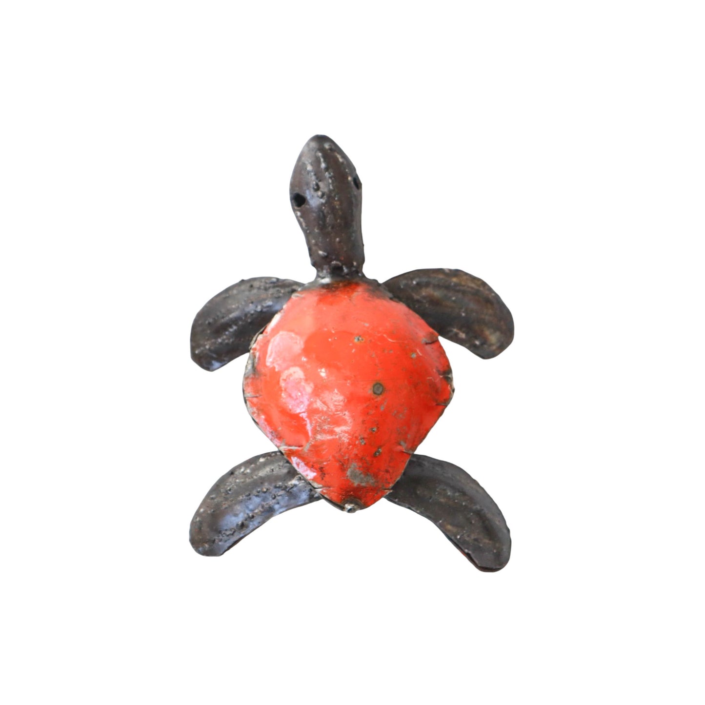 Recycled Metal Garden Sculpture - Turtle