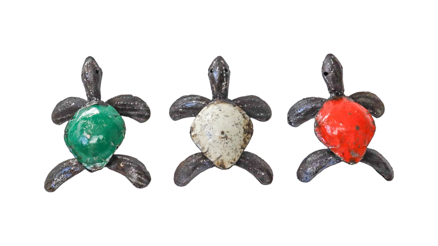 Recycled Metal Garden Sculpture - Turtle