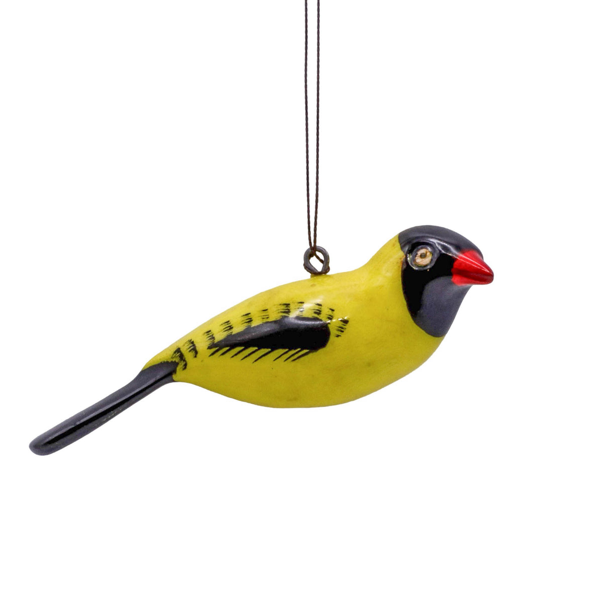 Hand-Carved Bird Ornament - Village Weaver