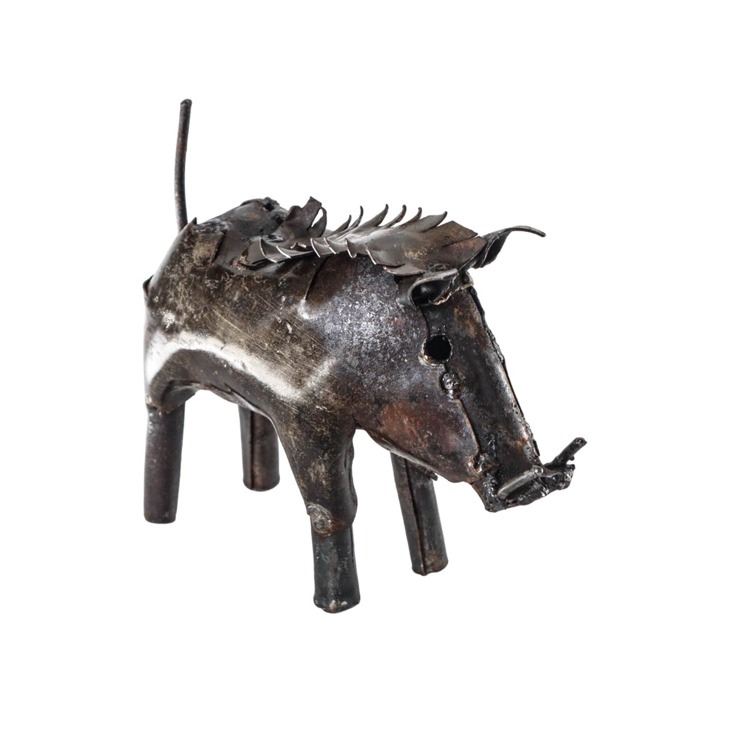 Recycled Metal Garden Sculpture - Warthog