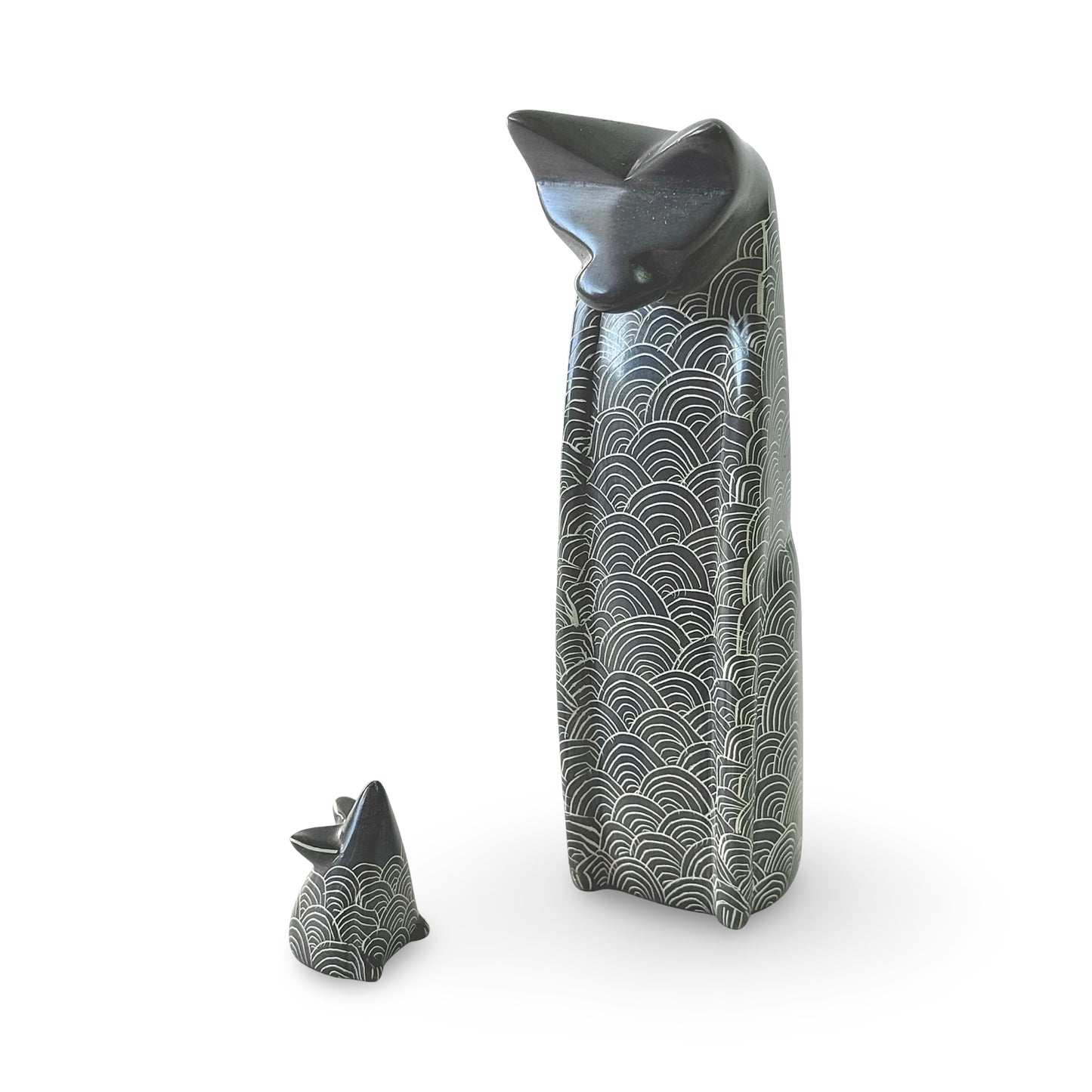 Soapstone Cat & Mouse