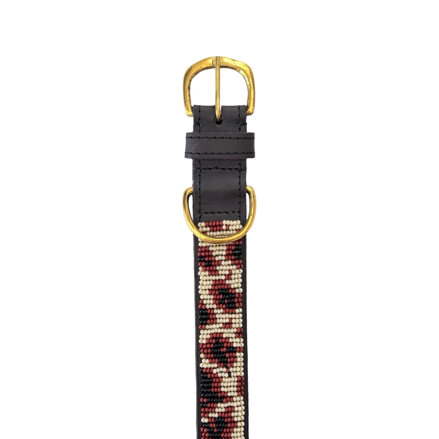 Beaded Dog Collar - Leopard