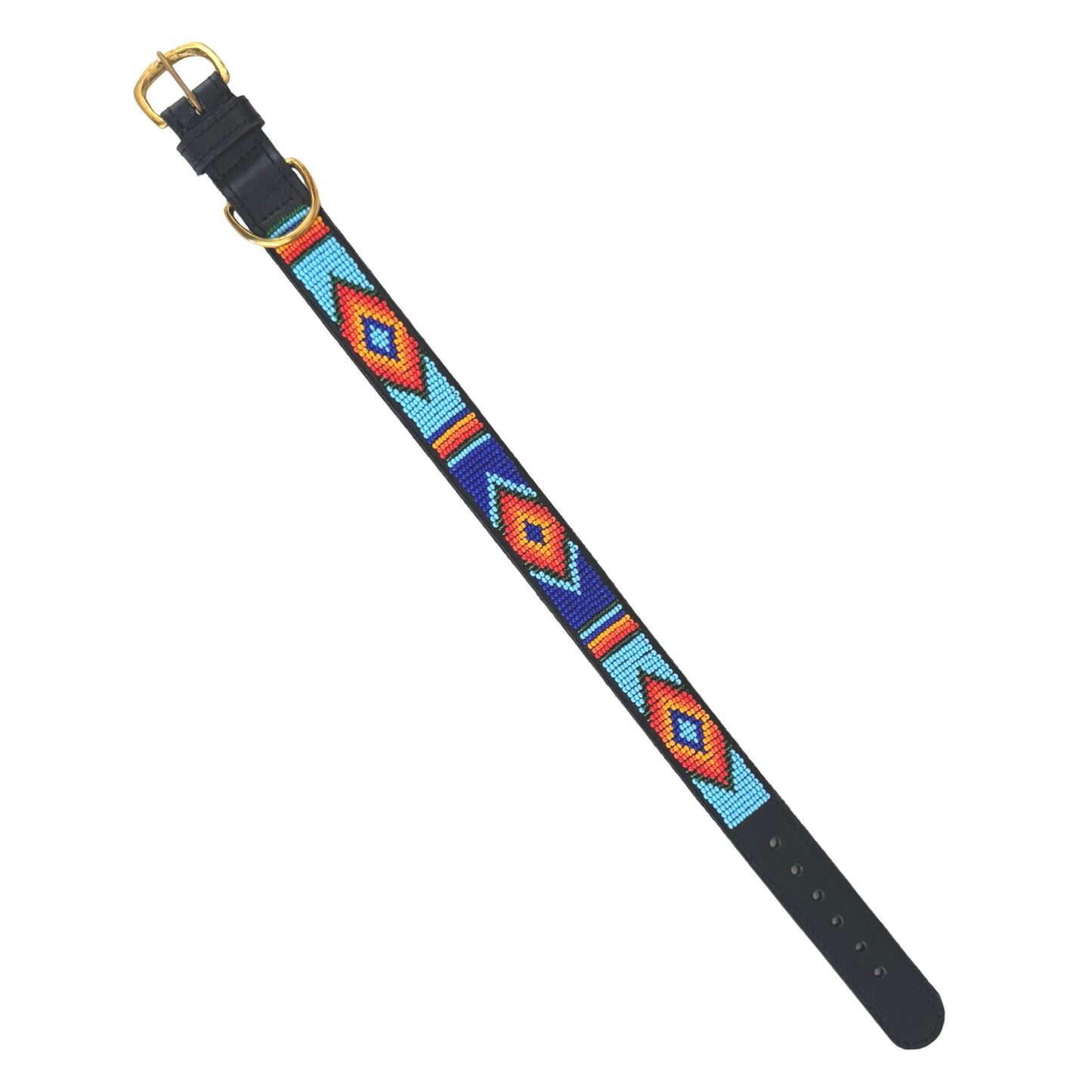 Beaded Dog Collar - Southwest