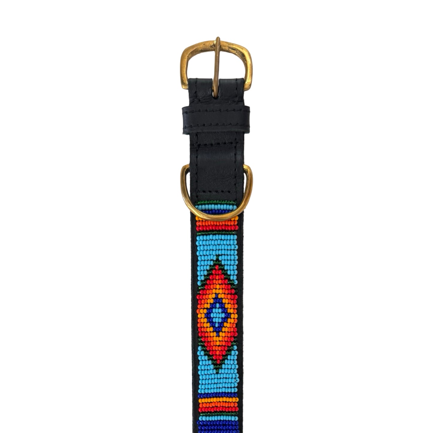 Beaded Dog Collar - Southwest