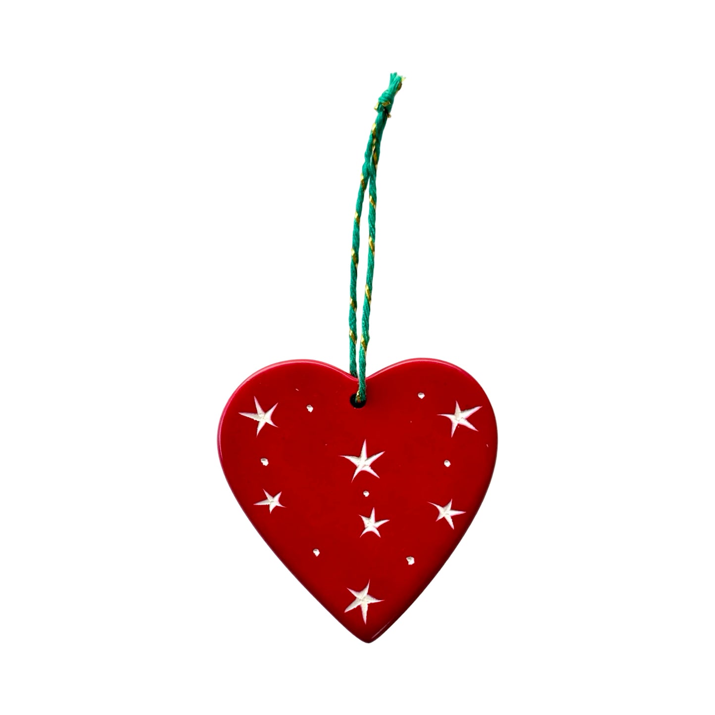 Soapstone Heart Ornament