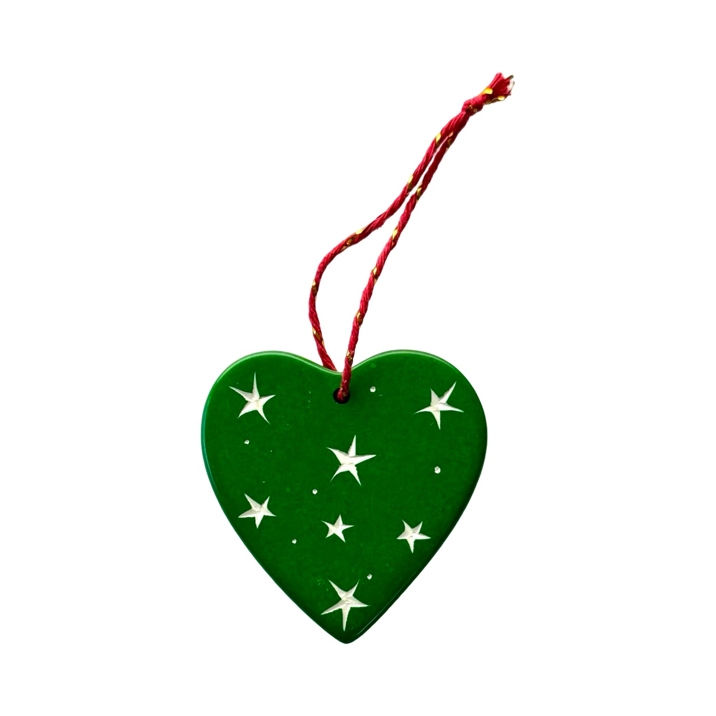 Soapstone Heart Ornament