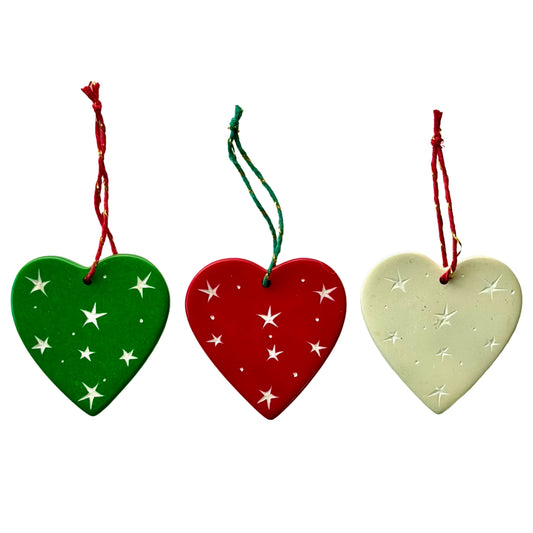 Soapstone Heart Ornament