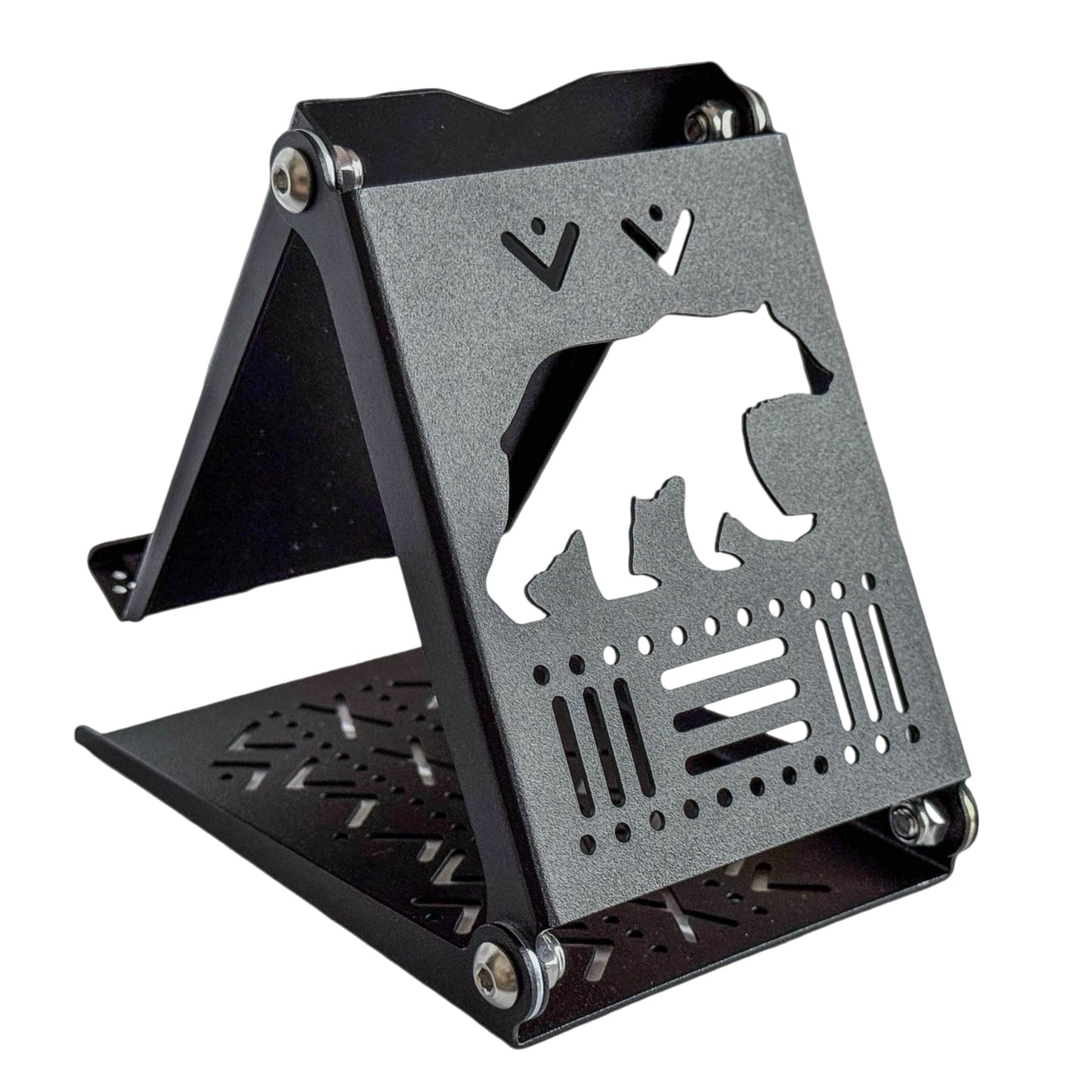 Folding Phone/Tablet Stand - Black Bear