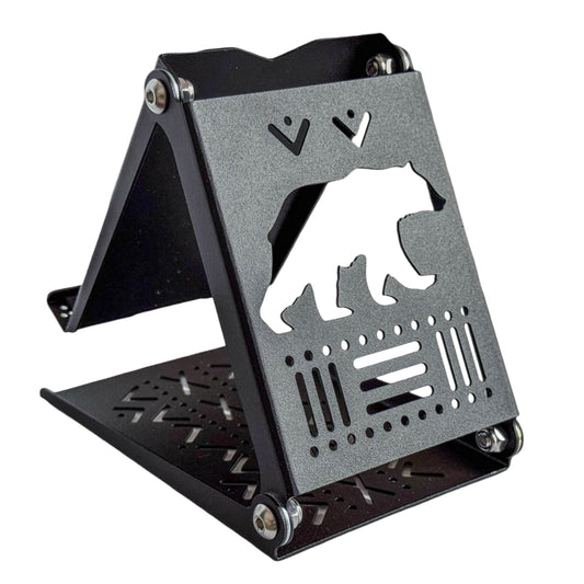 Folding Phone/Tablet Stand - Black Bear