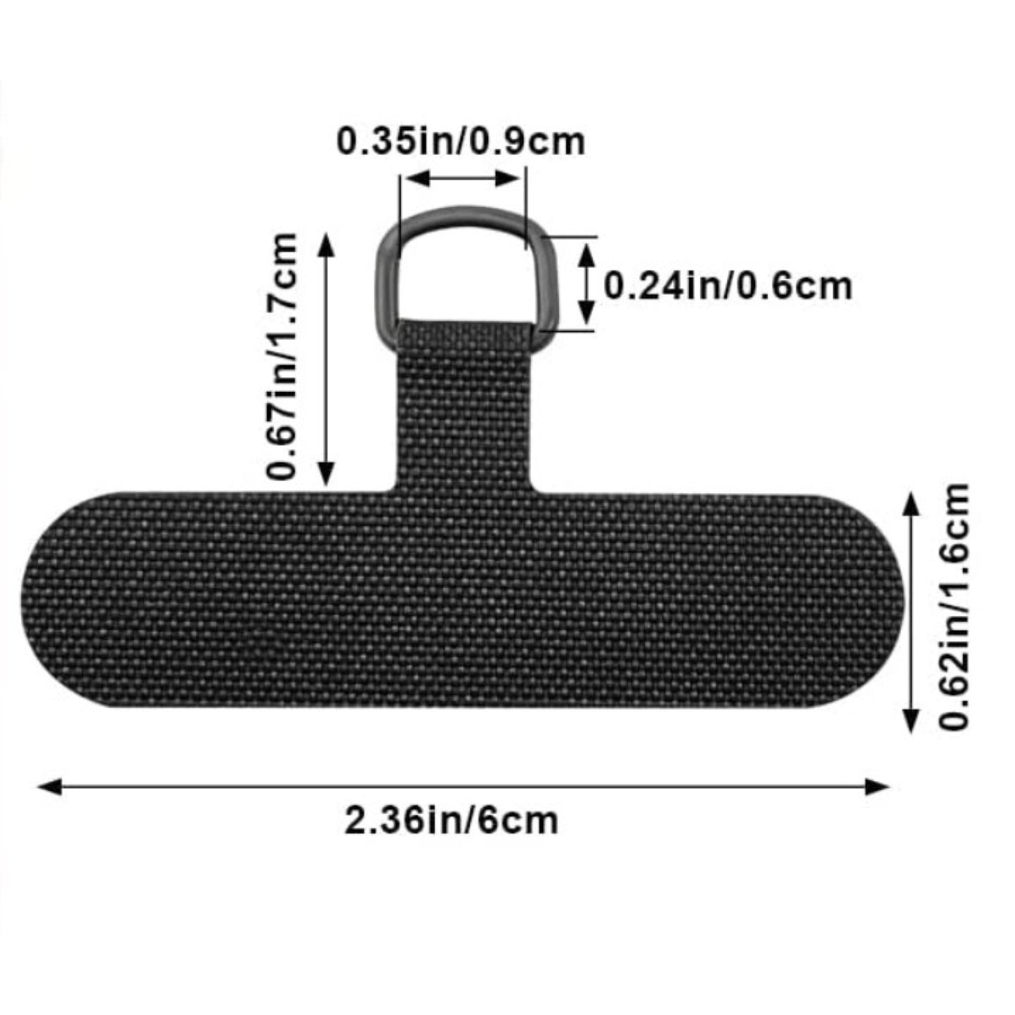 Beaded Phone Lanyard - Rainbow