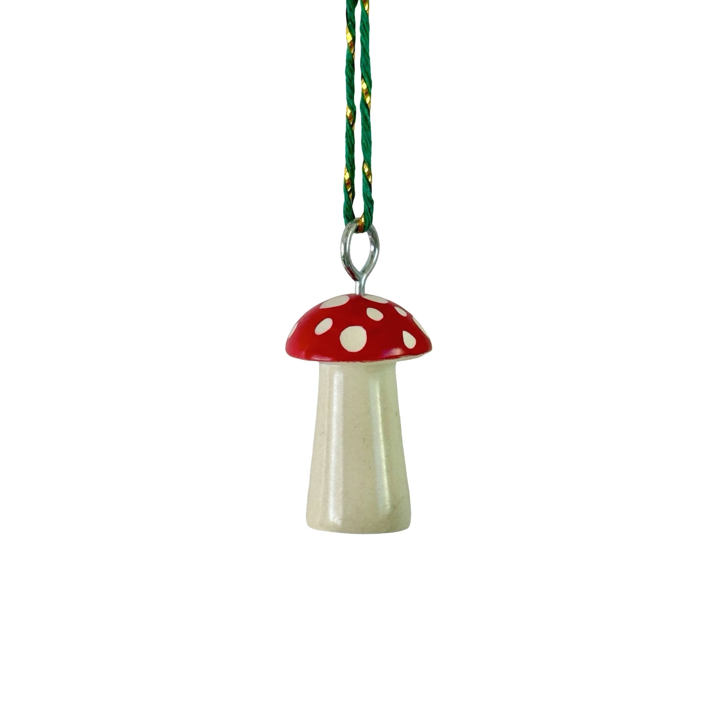 Soapstone Mushroom Ornament