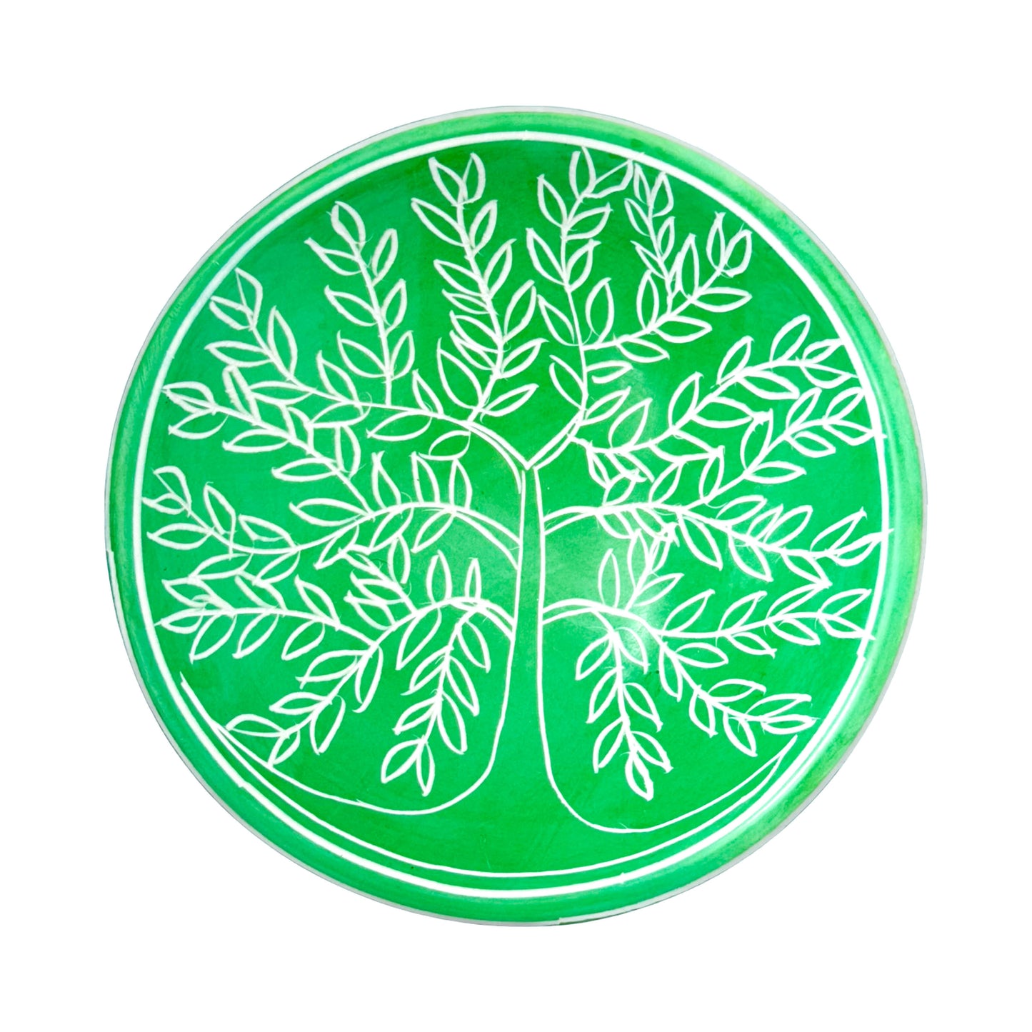 Soapstone Trinket Dish with Etching